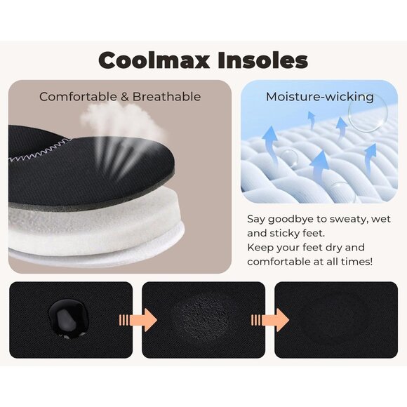 Luxurious Two-Tone Slippers for Women - Arch Support & Moisture-Wicking Design - Picture 2 of 6